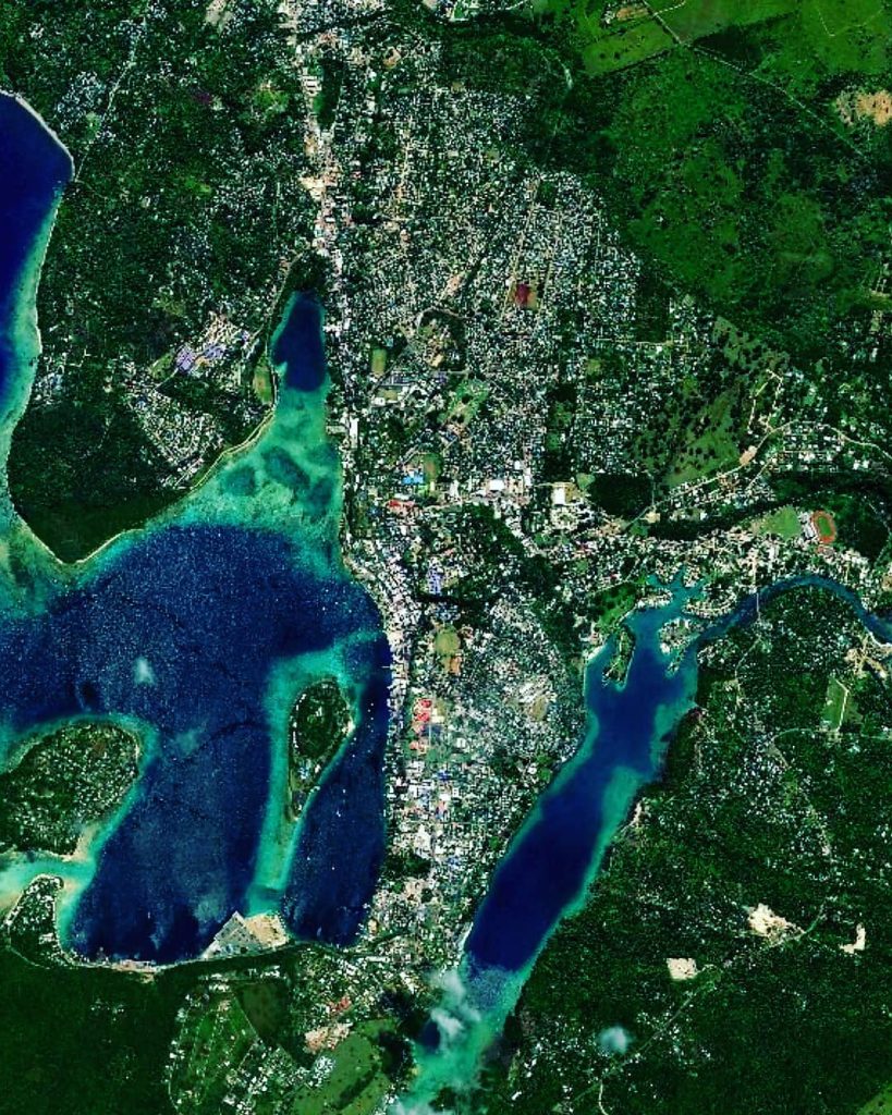 Downtown Port Vila -Aerial